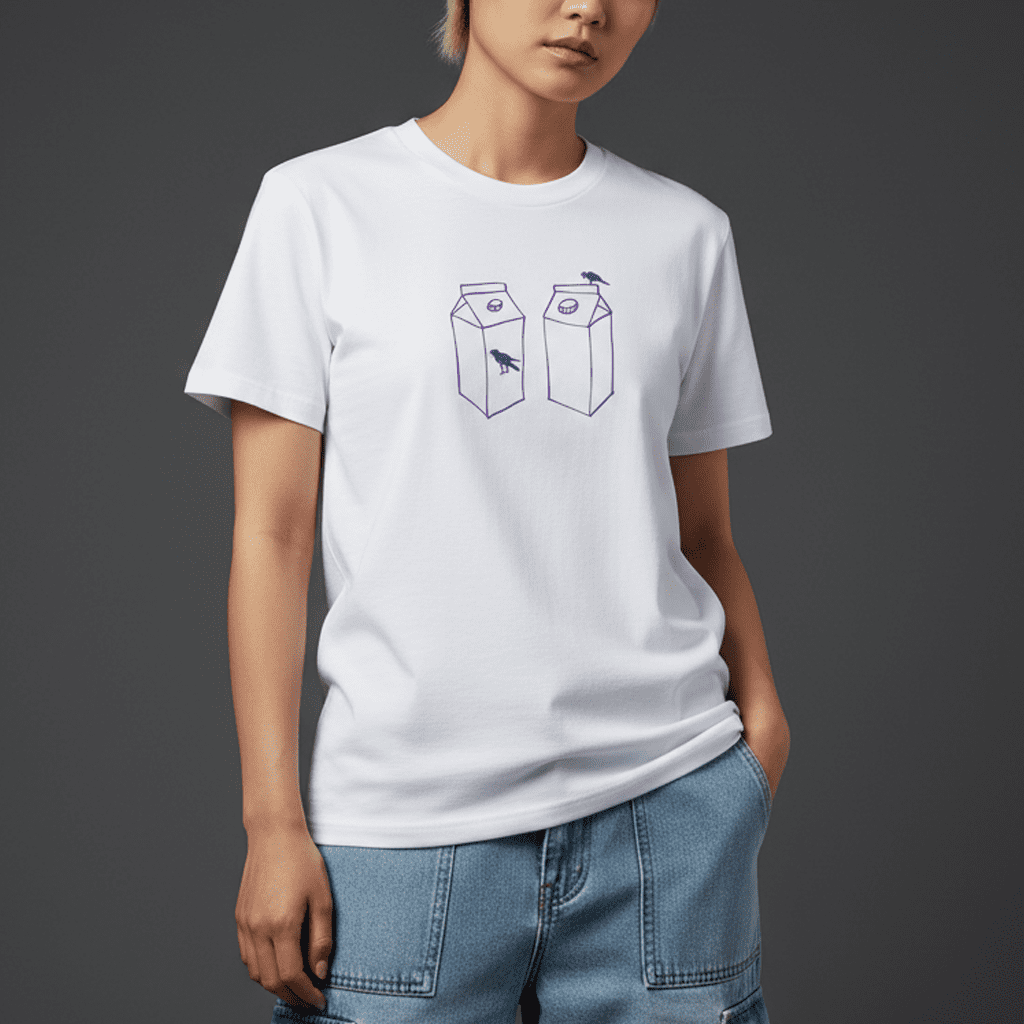 Milk & Crows Regular T-Shirt Back Milk & Crows Regular T-Shirt Back