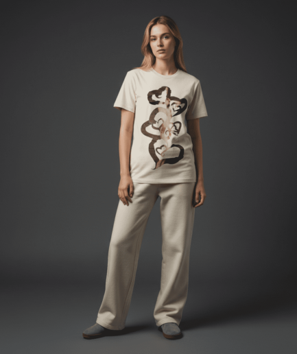 Adorable Regular T-Shirt in Bone